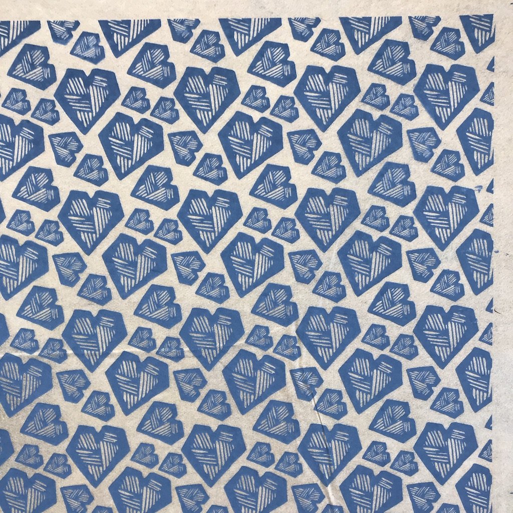 Hearts - Underglaze Transfer Sheet