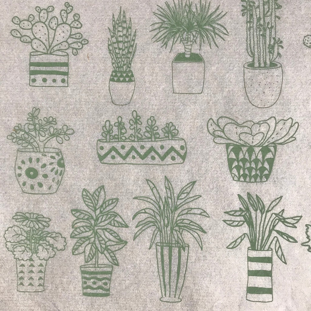 Potted Plants - Underglaze Transfer Sheet