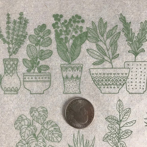 Potted Plants - Underglaze Transfer Sheet