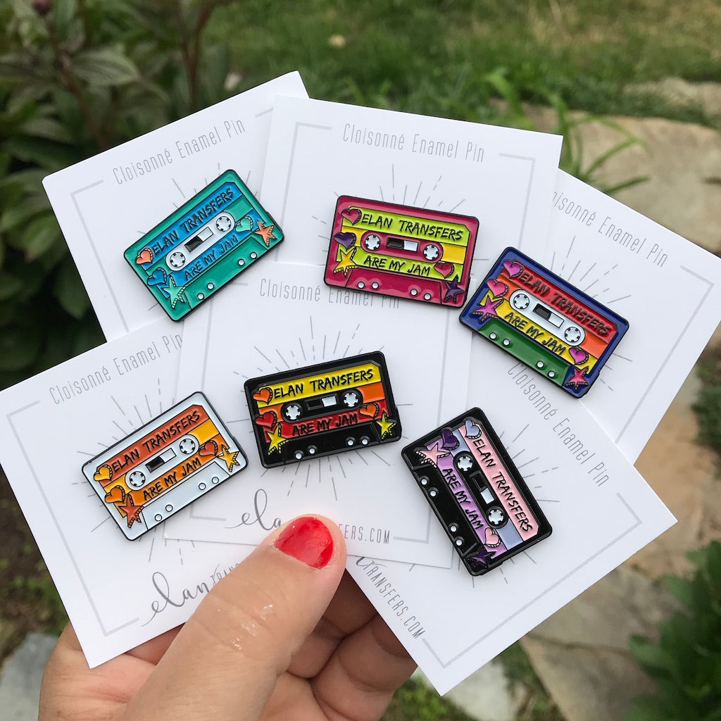 Mix Tape Enamel Pin