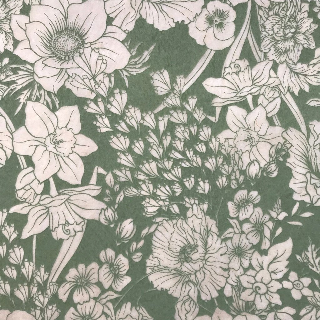 Daffodils & Poppies - Underglaze Transfer Sheet