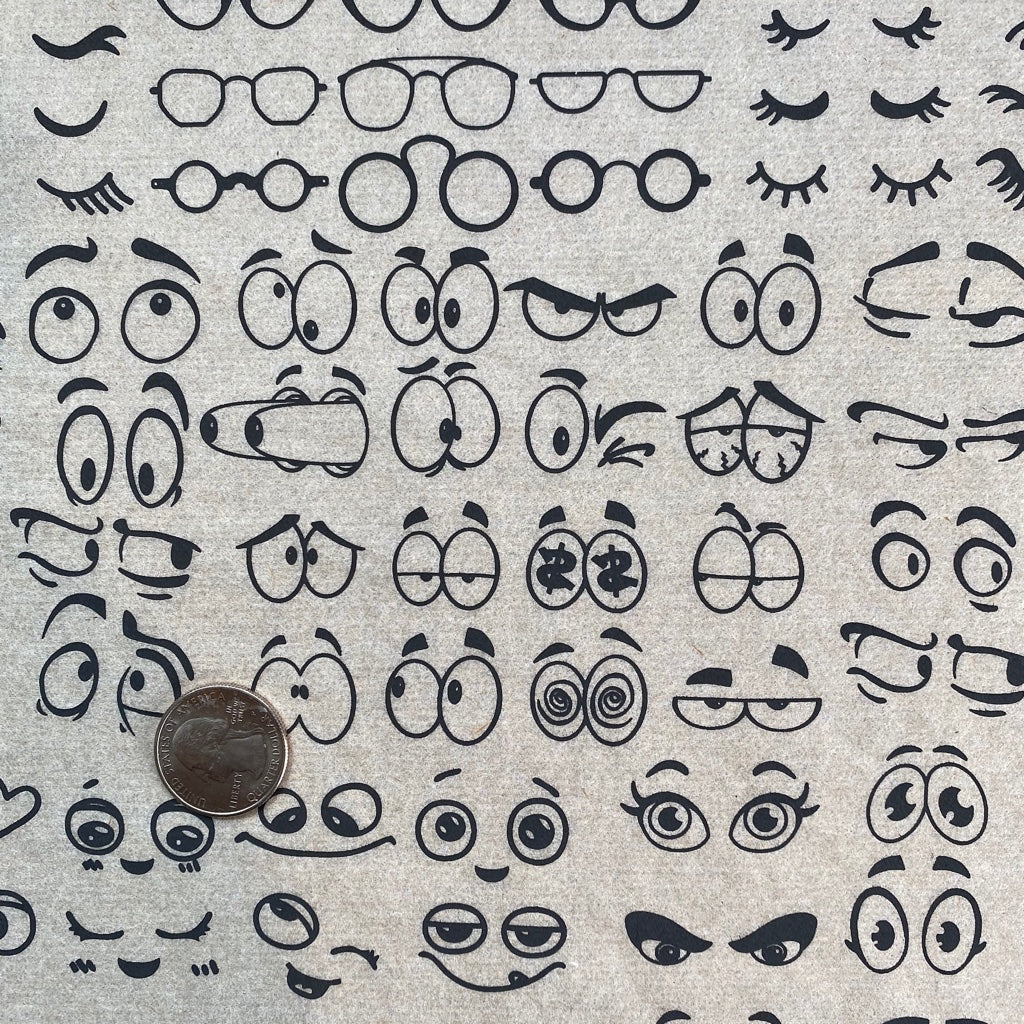 Googly Eyes - Underglaze Transfer Sheet