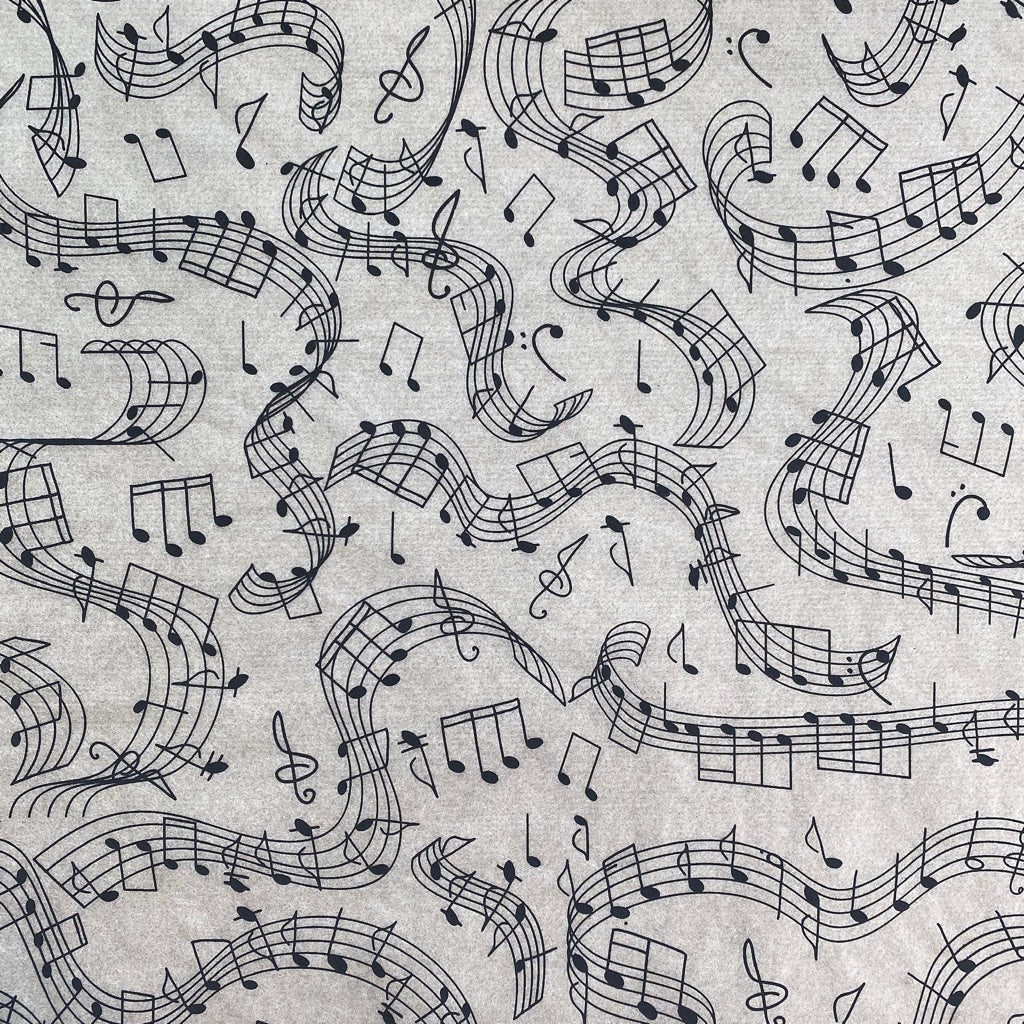 Music Notes -  Underglaze Transfer Sheet
