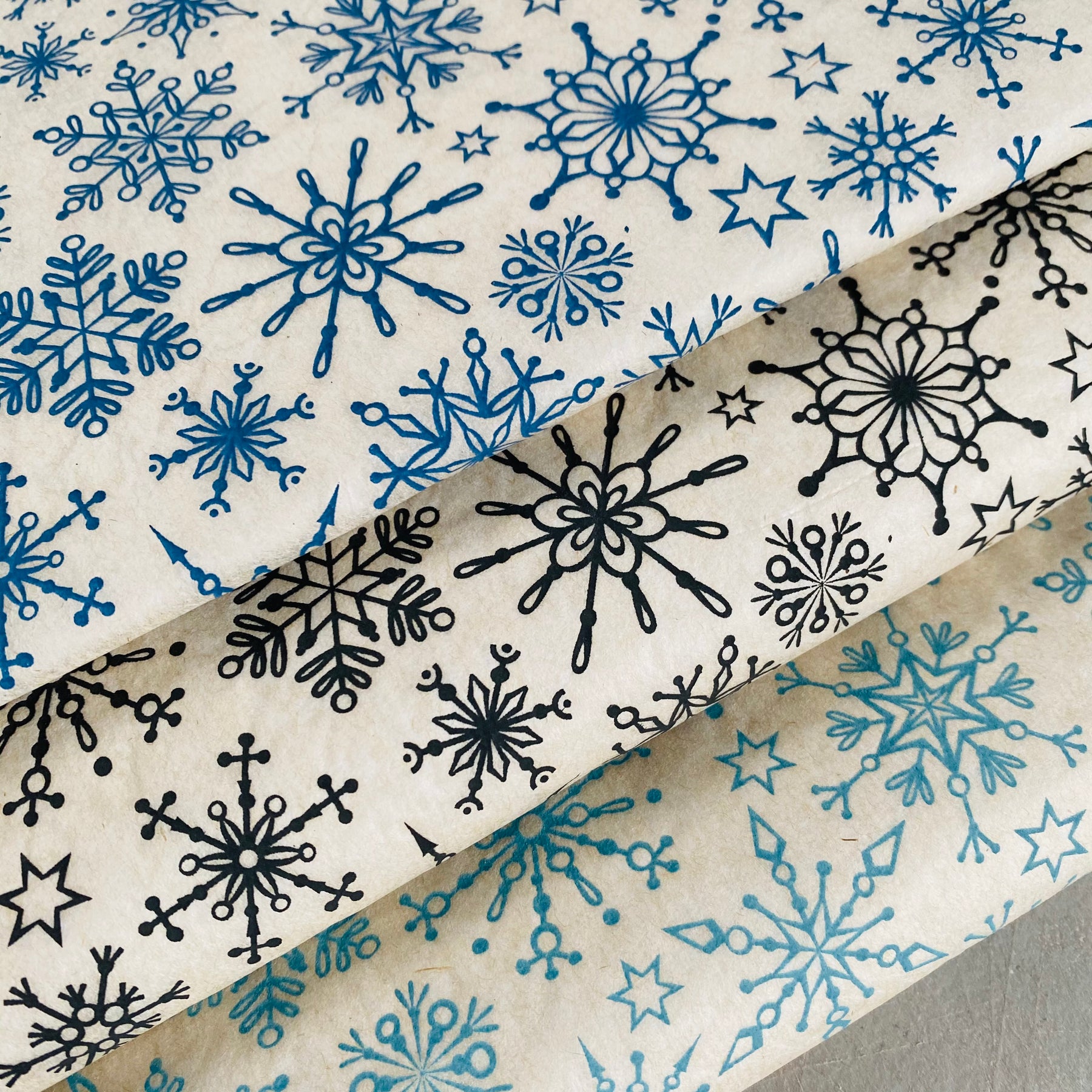 Snowflakes - Underglaze Transfer Sheet