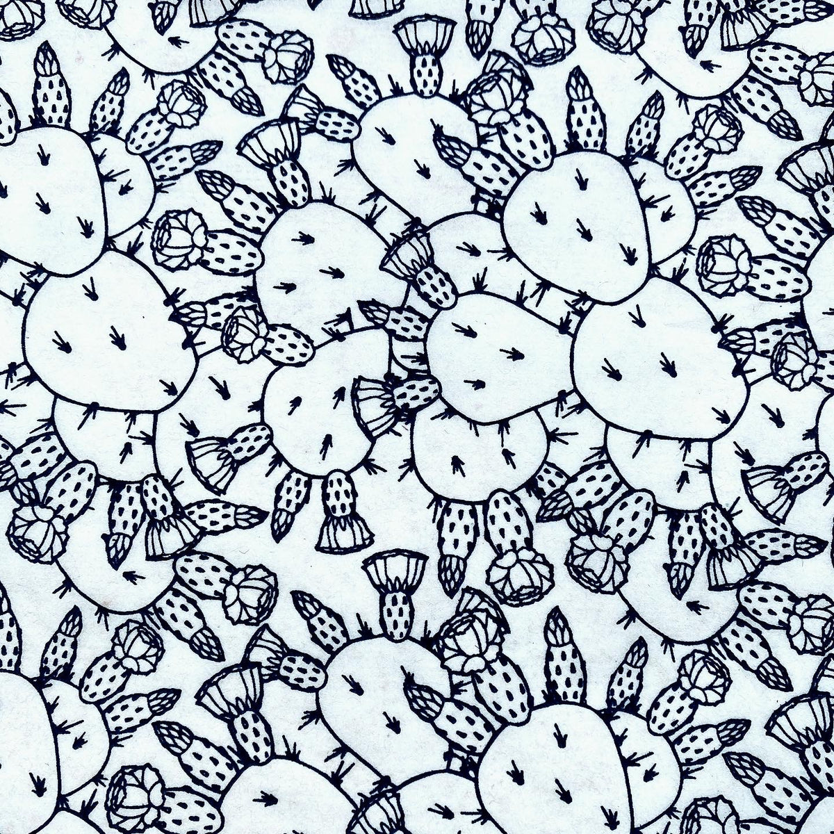 Prickly Pear by Seedling Clayworks - Underglaze Transfer Sheet