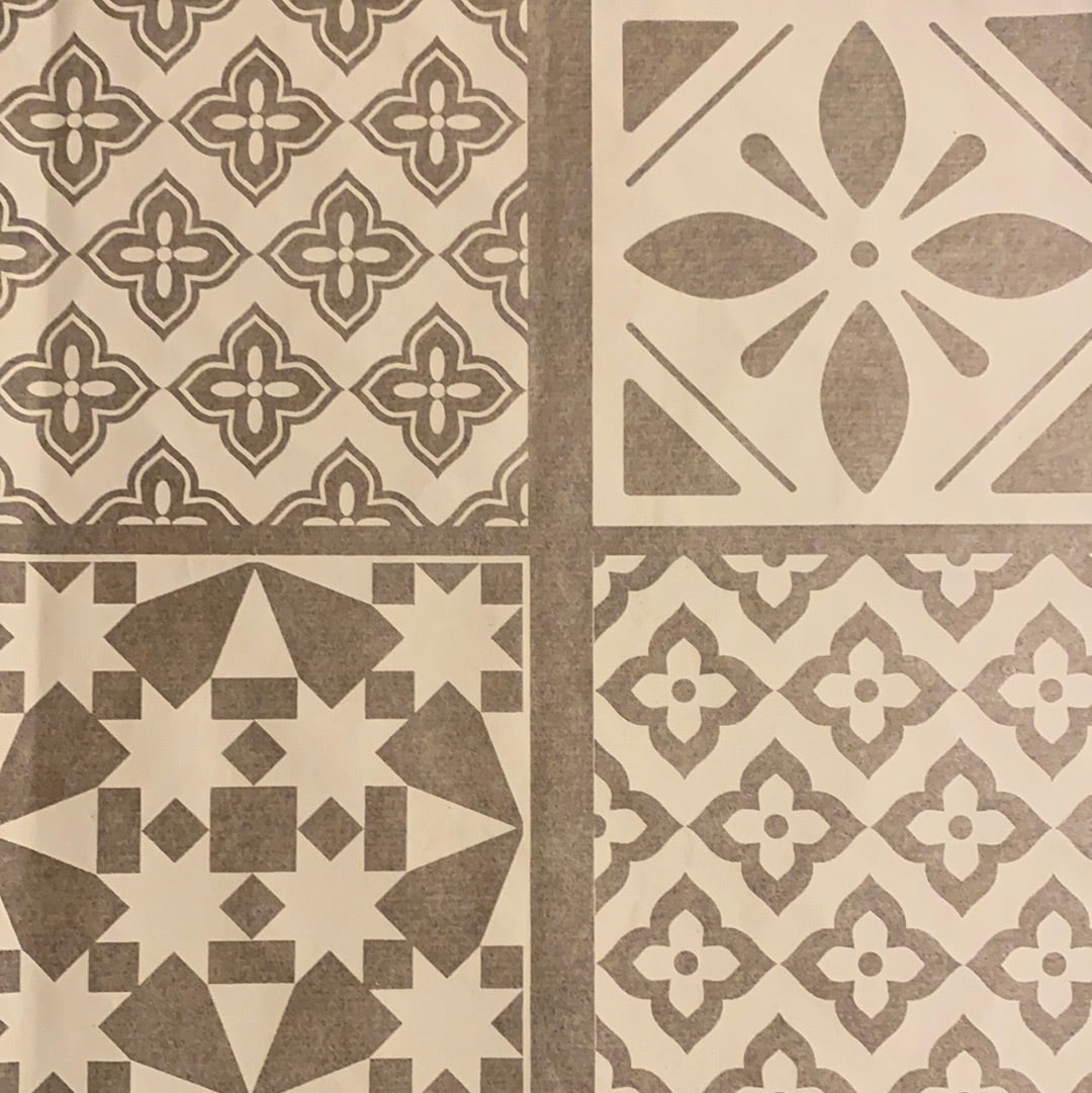 Moroccan Tiles B - Underglaze Transfer Sheet