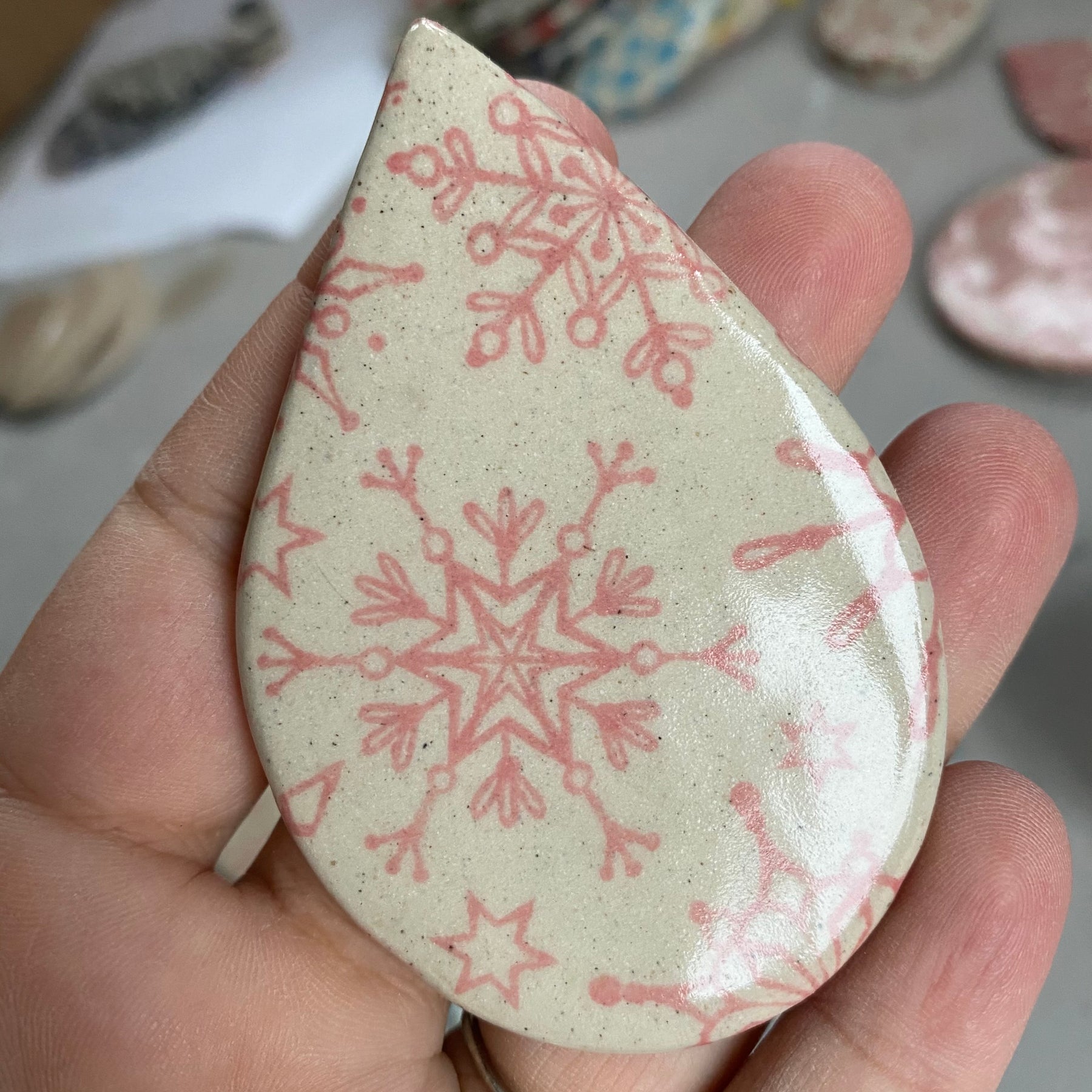 Snowflakes - Underglaze Transfer Sheet