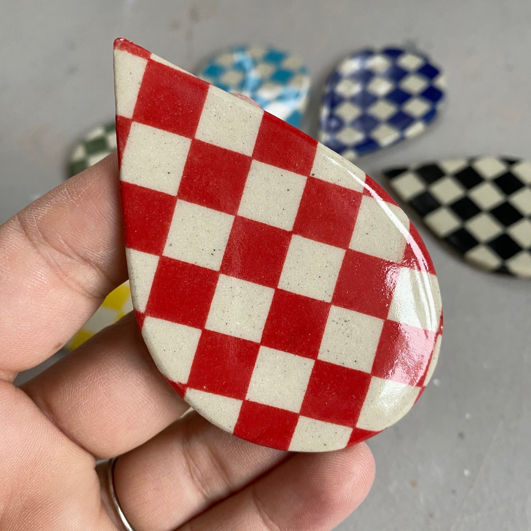 Checkerboard - Underglaze Transfer Sheet