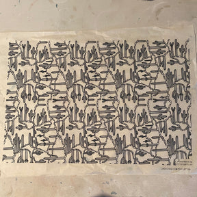 Saguaro by Seedling Clayworks - Underglaze Transfer Sheet